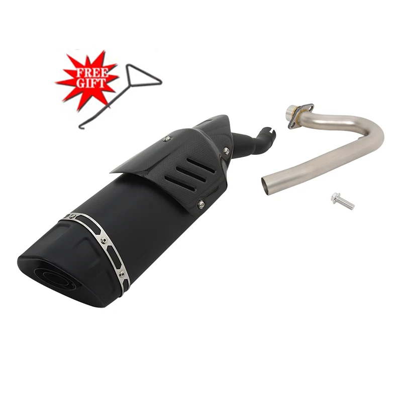 Slip Op Voor Italjet Dragster 200 125 Motorfiets Uitlaat Front Link Pijp Uitlaat Motocross Espace Voor Italjet Dragster 200 125