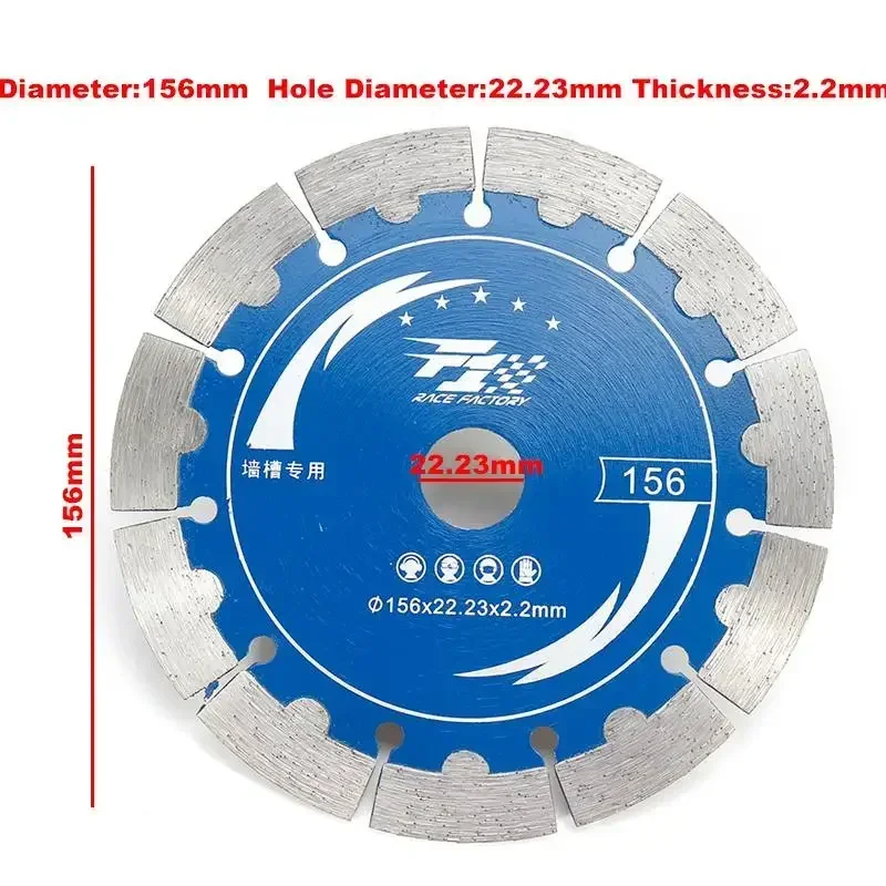 Durable 114/125/156/180mm Diamond Saw Blades Wood Cutting Blades Multi-purpose Tools Angle Grinder