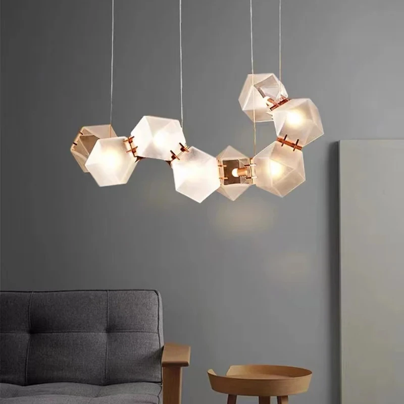 CX346JL New Design Postmodern Scandinavian Chandelier Lighting Home Appliance Home Decor Apartment Hanging Lamps for Living Room