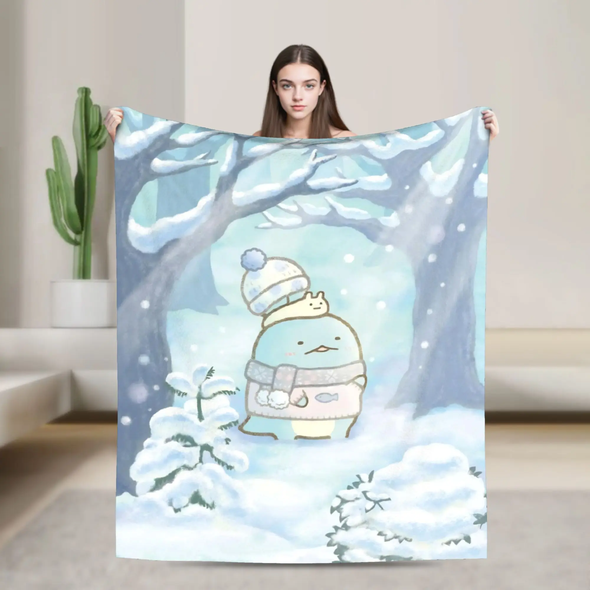 Cartoon Sumikkos Gurashis Blankets   Plush Throw Blankets Home Couch Decoration Soft Warm Bedsprea