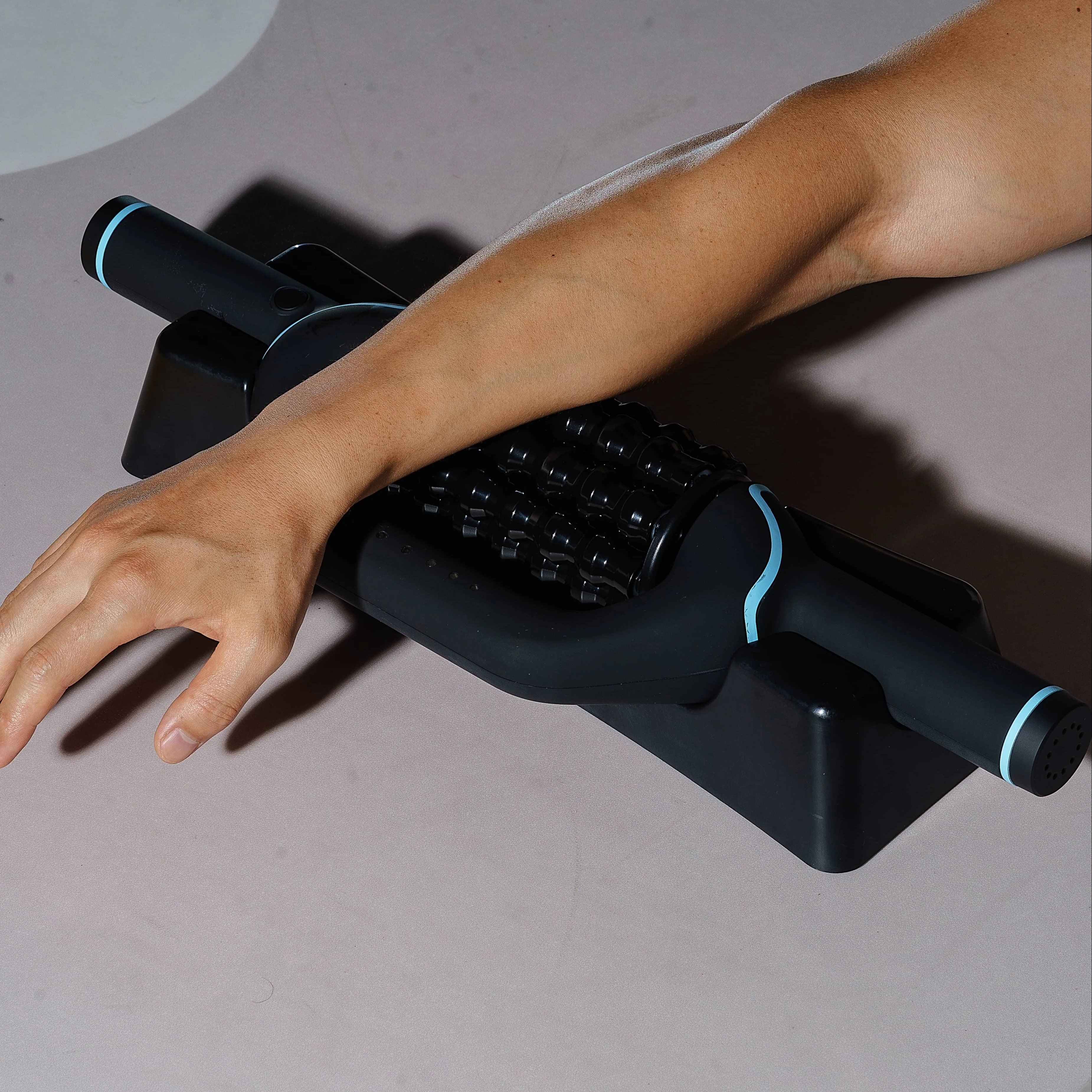 

Cordless Rolling Percussion Body Massager Deep Tissue and Muscle Recovery Therapy with Base