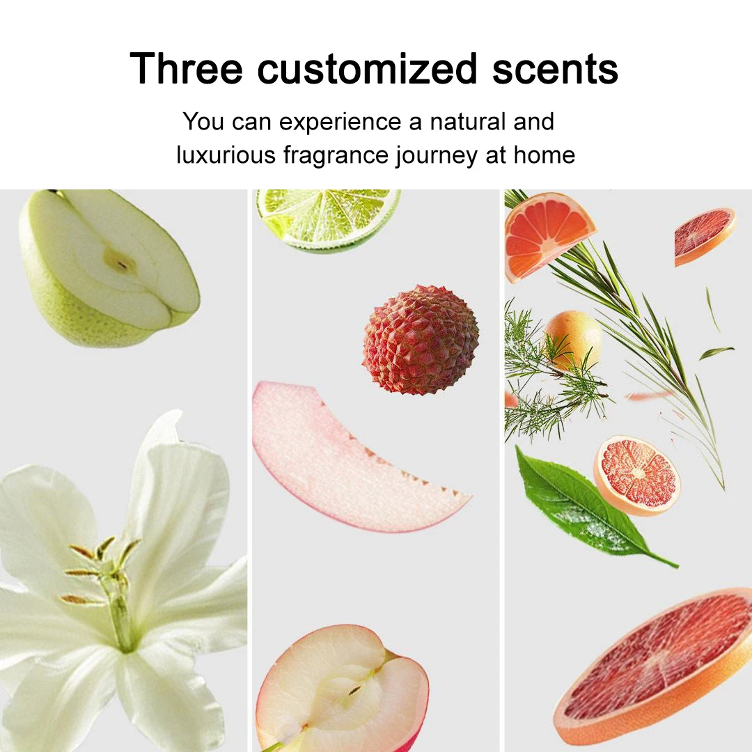 MIJIA Smart Scent Diffuser 2, Sealed Bottle, 2 Scents Wood Tea & Lychee, Aroma Diffusers 135 mL, 3 Levels, 60 Days Use, Type‑C image 5