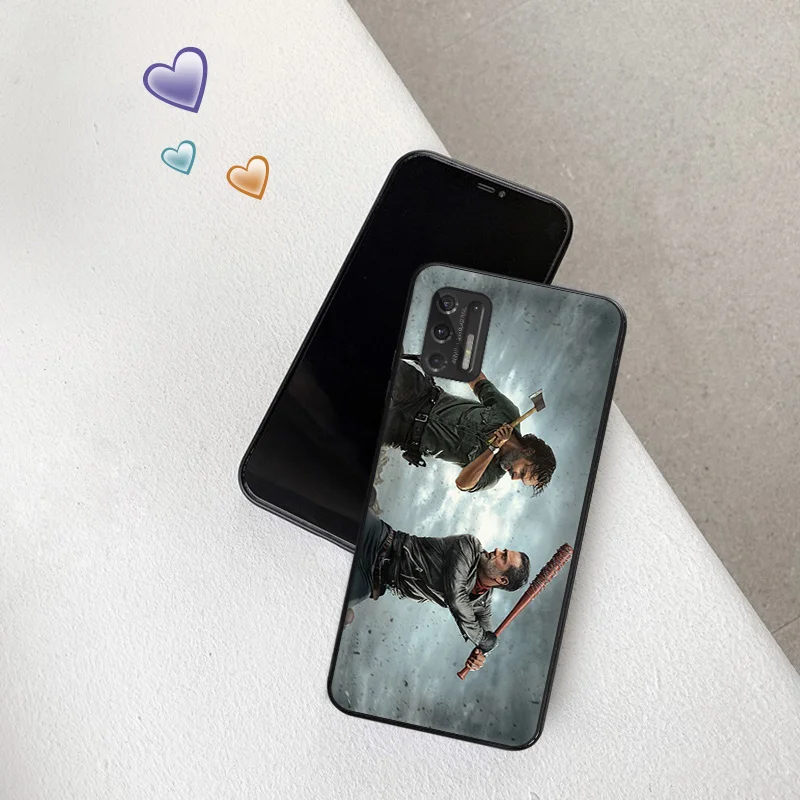 Silicone Soft Phone Case for Motorola G51 G9  Power Play G73 G30 G31 G50 G51 G60 G71 5G G22 G32 G52 G72 The Walking Dead Cover