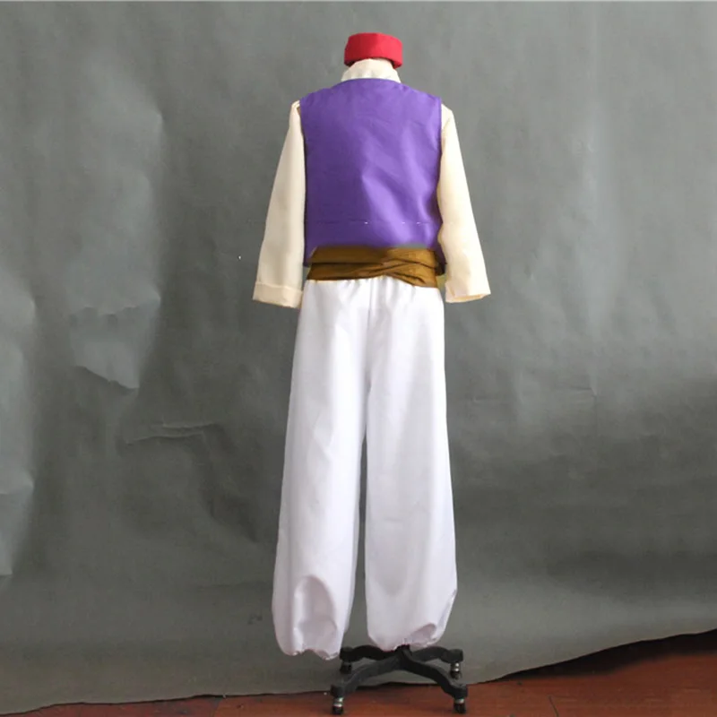 Anime Aladdin Lamp Prince Cosplay Costume  Man Dance Party Movie Cosplay Costume For Halloween Masquerade Party Costume