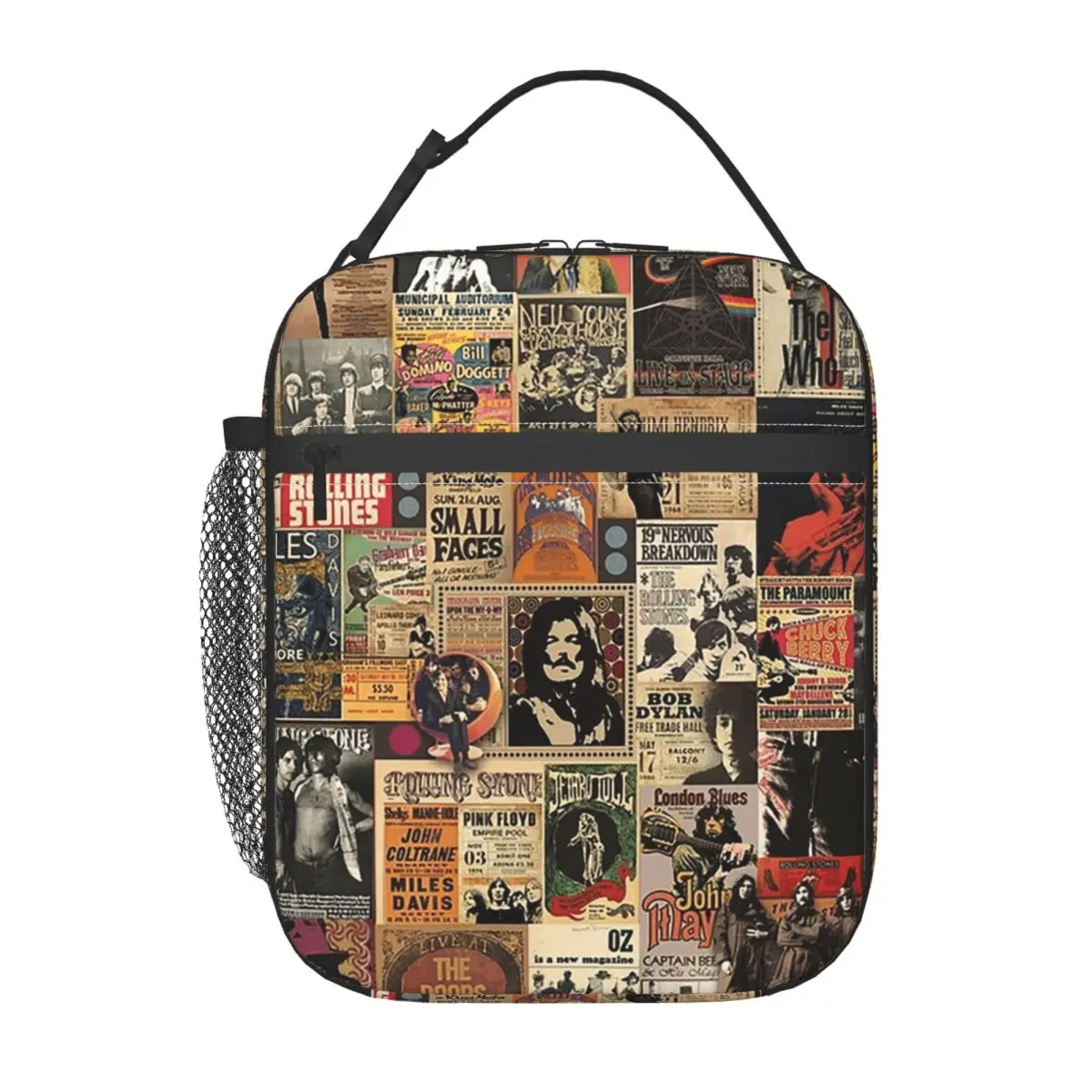 

Изолированная сумка для обеда Rock N' Roll Stories для женщин и детей, герметичные контейнеры для еды, термосумка для обеда