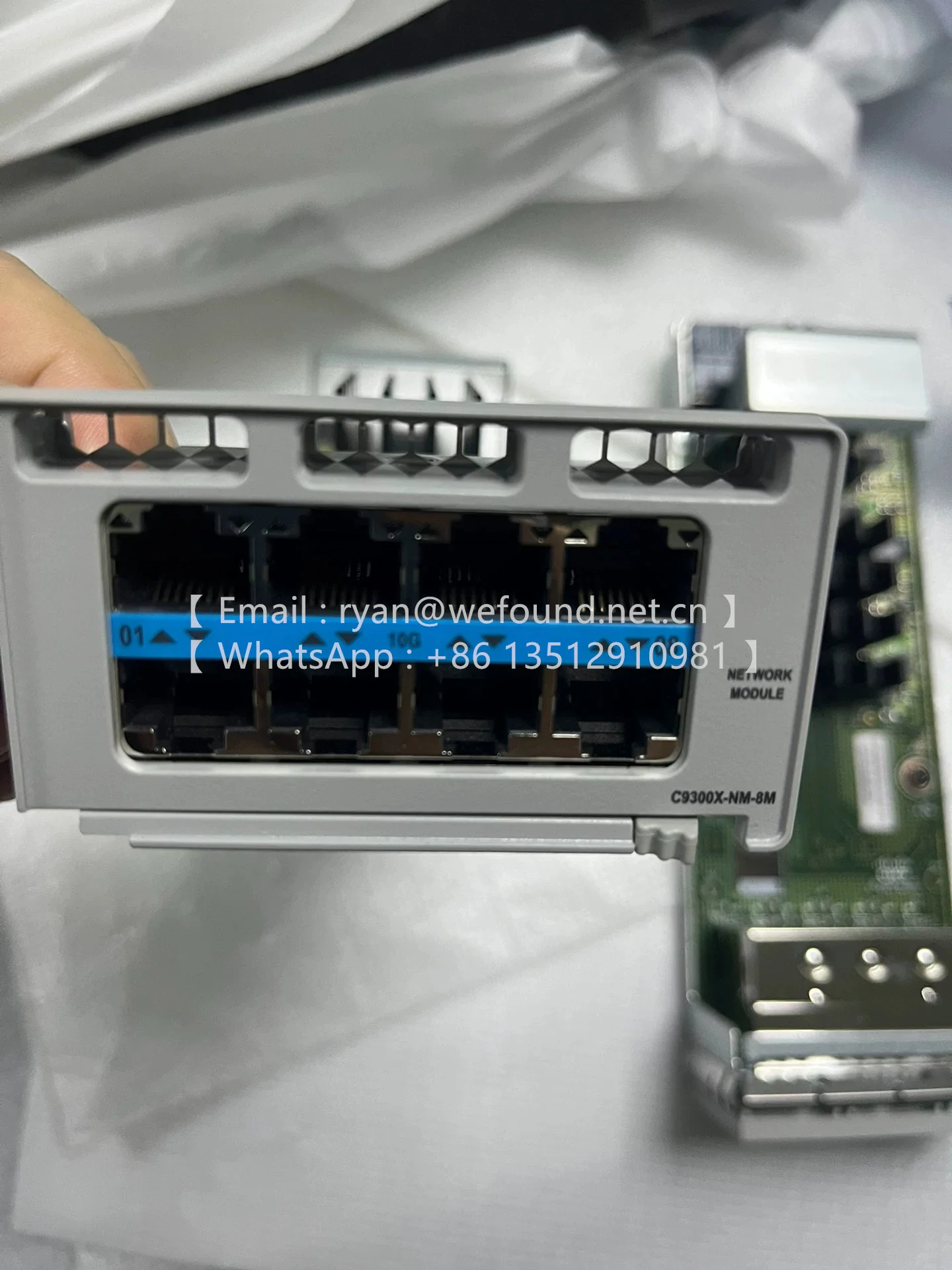 

Многогигабитный сетевой модуль C9300X-NM-8M