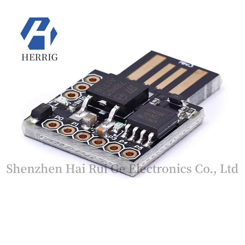 Scheda di sviluppo interfaccia micro USB Attiny85