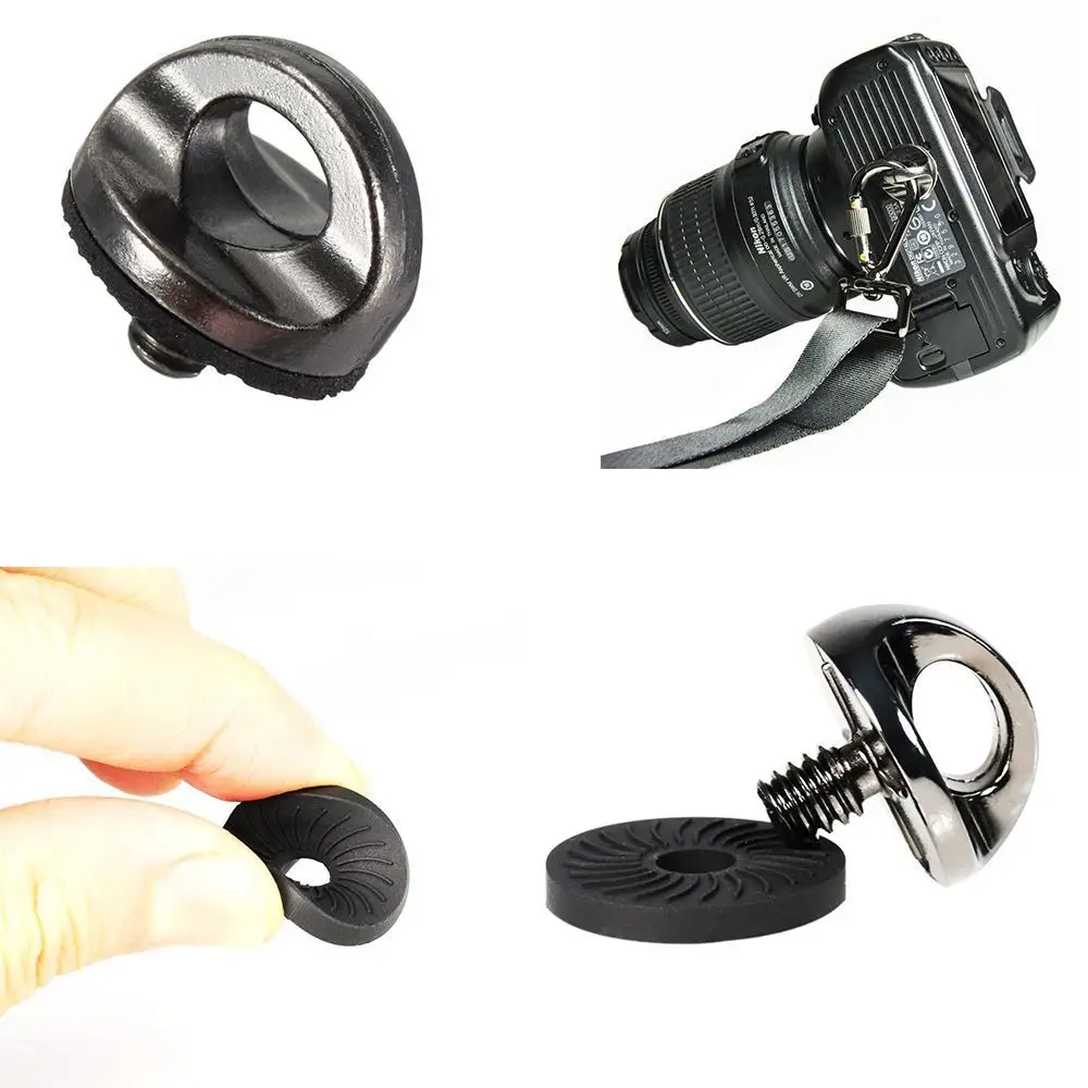 Alloy Shoulder Camcorder Strap Connecting Adapter 1/4