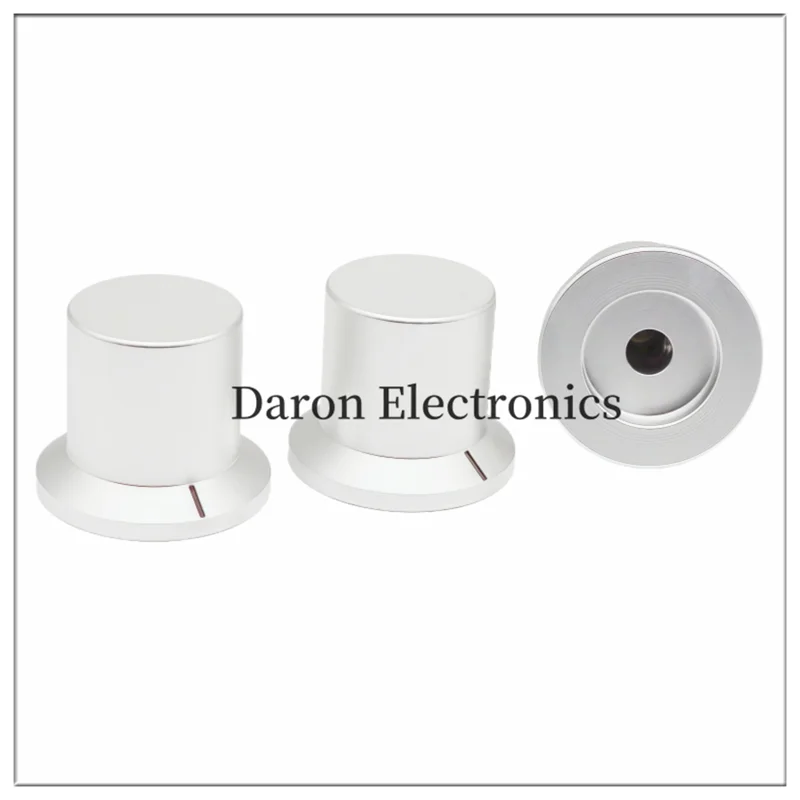 Solid aluminum alloy knob 30*25 household appliance/instrument and meter rotating adjustment cap round hole 6mm
