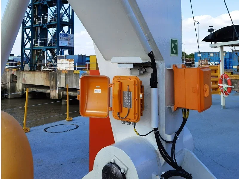 KNTECH Áreas peligrosas industriales Teléfono a prueba de explosiones VoIP SIP IP ATEX para exteriores para petróleo y gas