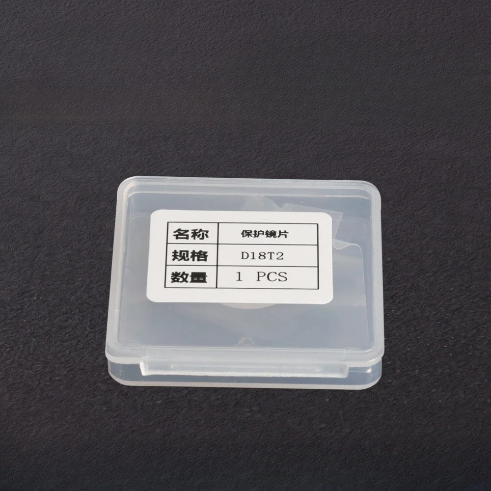 Imagem -02 - Lente Protetora de Solda a Laser Wsx Qilin Hanwei Escudo 18x2 20x2 20x3 20x4 mm 100 Peças por Lote