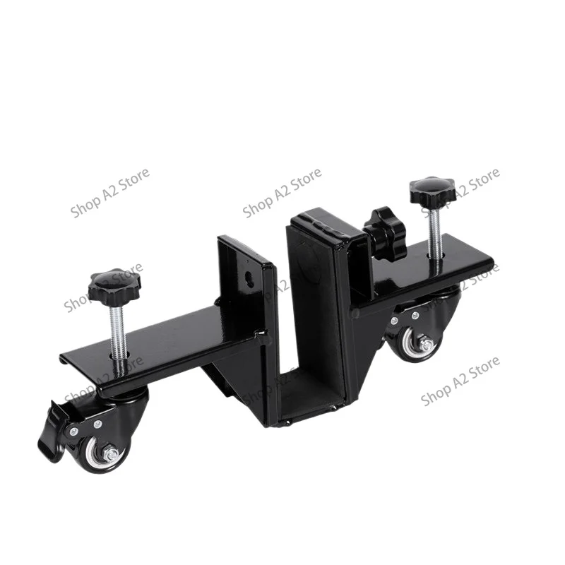 2 Adjustable Heavy Duty Panels Dolly, Door Glass Plasterboard Moving Cart with Solid Rubber Wheels
