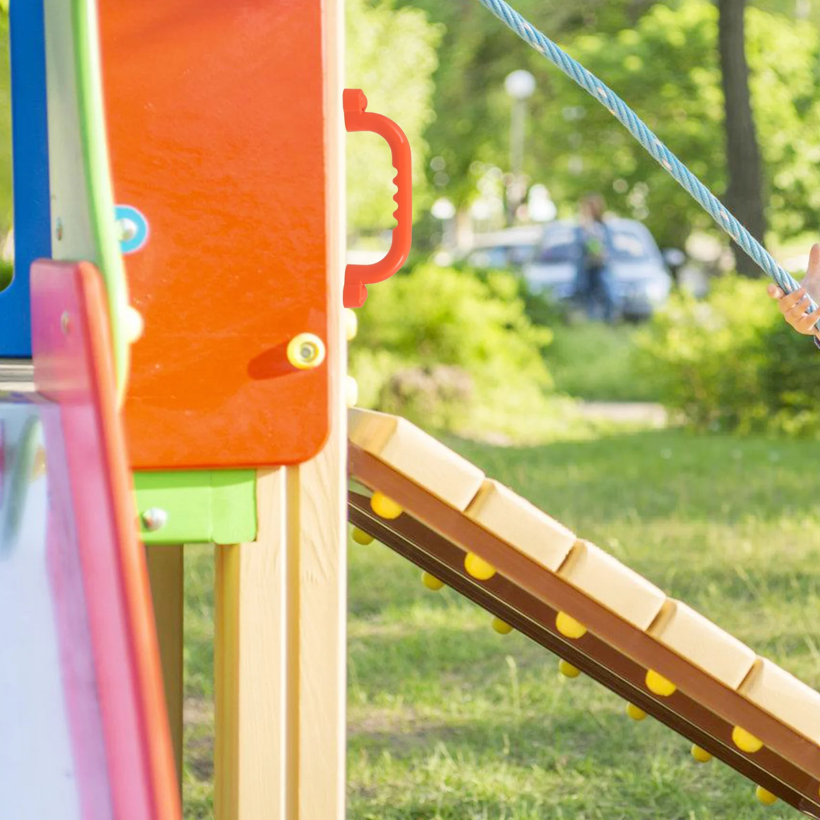 2 Stück rutschfeste Spielplatz-Sicherheitsgriffe, langlebig, für Outdoor-Fitnessstudio und Unterhaltungseinrichtungen, Spielplatzgriffe