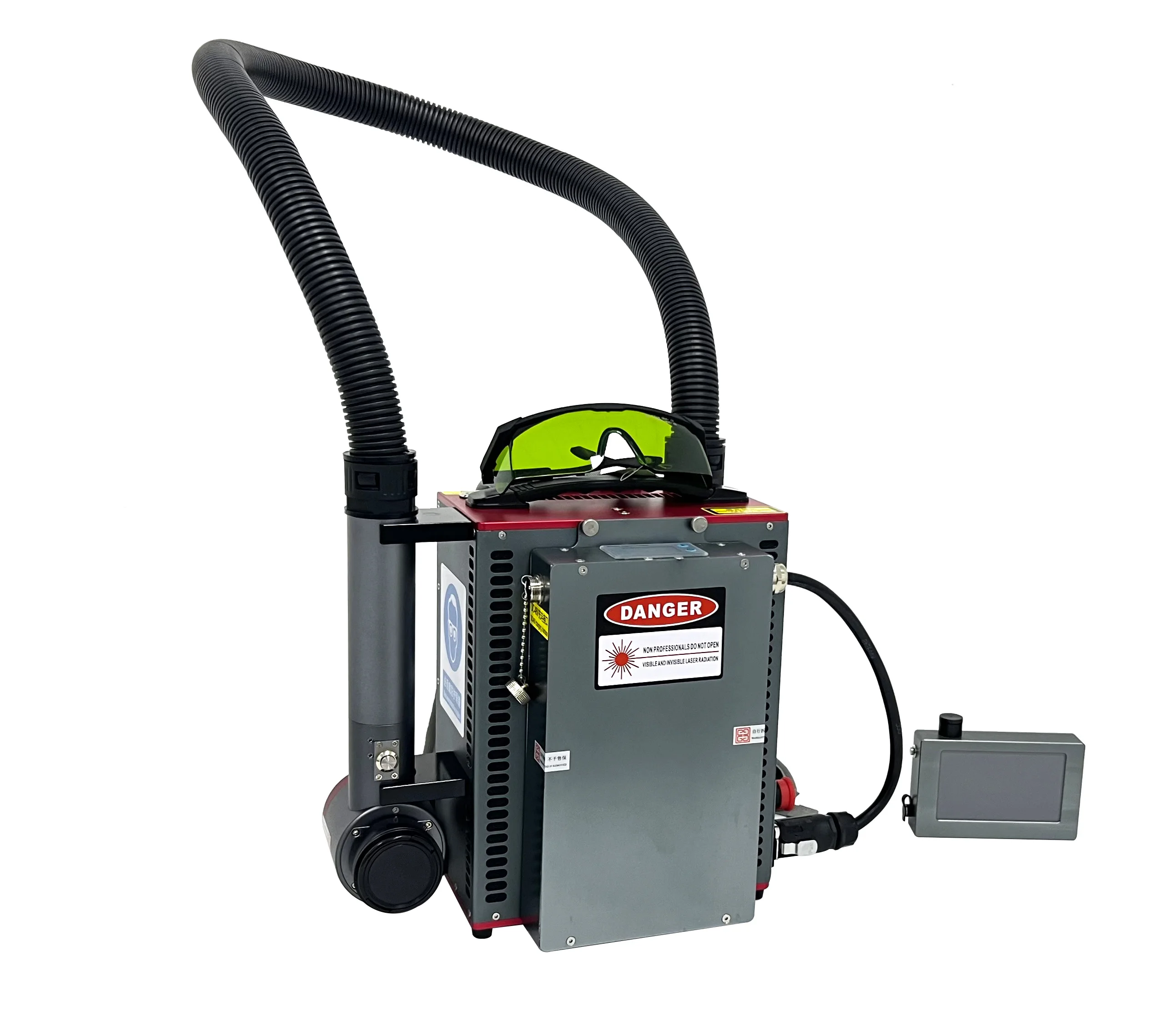 Portable Laser Rust Removal - เครื่องทำความสะอาดด้วยเลเซอร์พัลส์แบบพกพา น้ำหนักเบา สำหรับกำจัดสนิม สี น้ำมัน คราบไขมัน