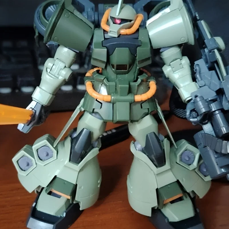 

Hot Gouf Flight Type Forest Black Dog Leader Color With Backpack Mech With Backpack Assembly Model Kit Action Figurine Dolls Toy