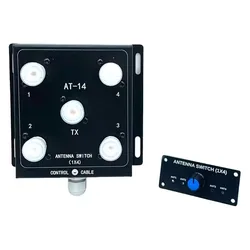AT-14 4-Way Coax Remote Antenna Switch Convenient Switching 1.8MHz-60MHz 500W PEP Ham Radio Station