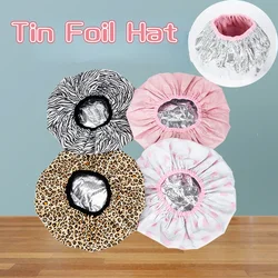 1PC Self-heating Tin Foil Hat Thickened Heating Steam Hair Mask Cap Portable Hair Salon Smooth Hair Oil Baking Cap