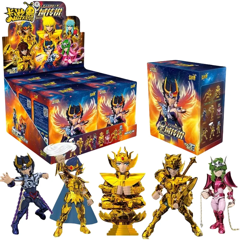 

KAYOU Saint Seiya Blockman Vol.2 Legend of the Holy Land Blind Box 12 Zodiac Signs Action Figures - Virgo Libra Sagittarius
