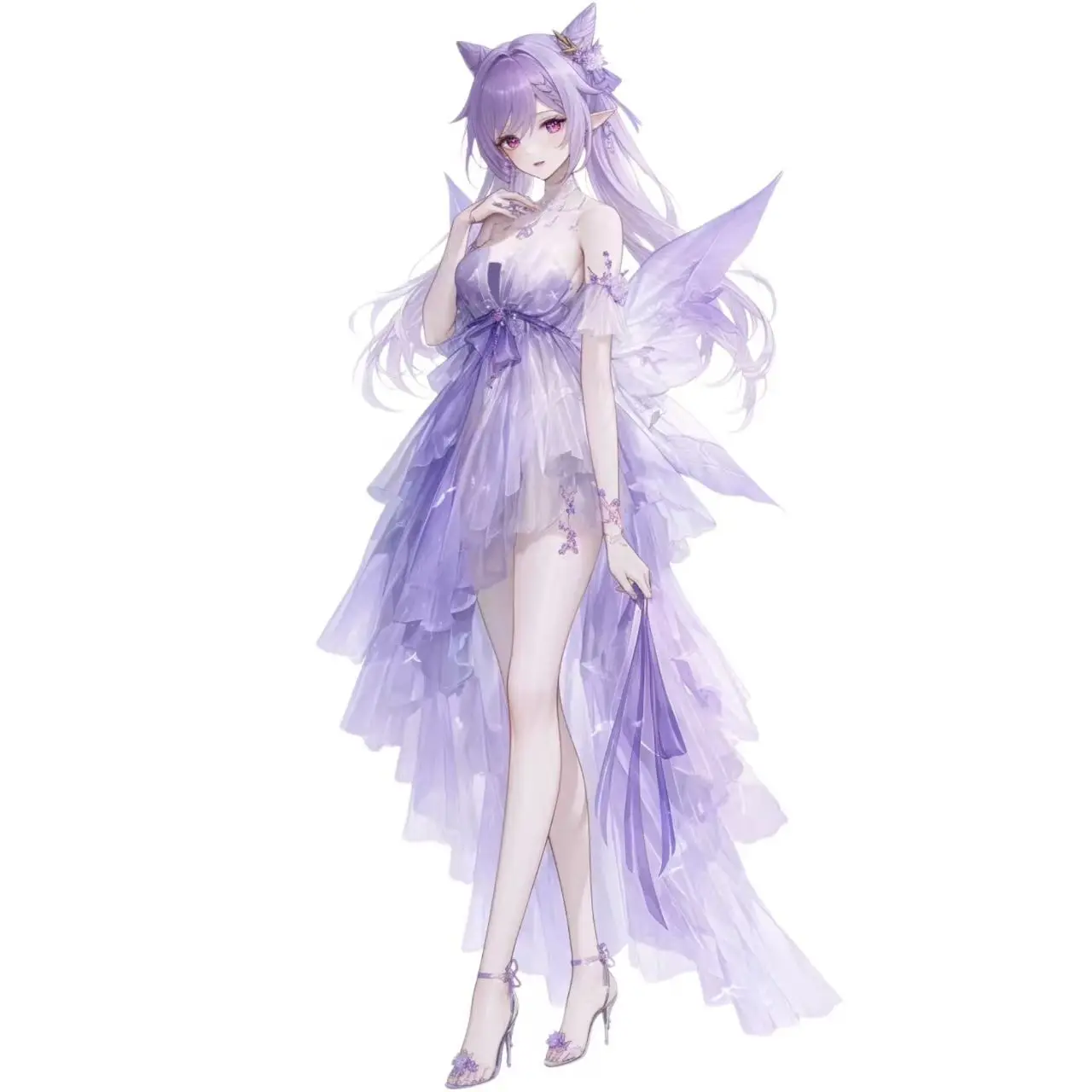 تمثال جينشين إمباكت كيكينج 520 لمستحضرات التجميل الطرفية اللطيفة مقاس 10 سم