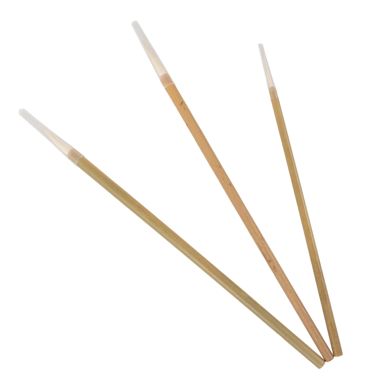 3pcs Detail Paint Brush Set For Ceramic Pottery Painting Fine Art Handle, Small Acrylic Watercolor Wall Tool