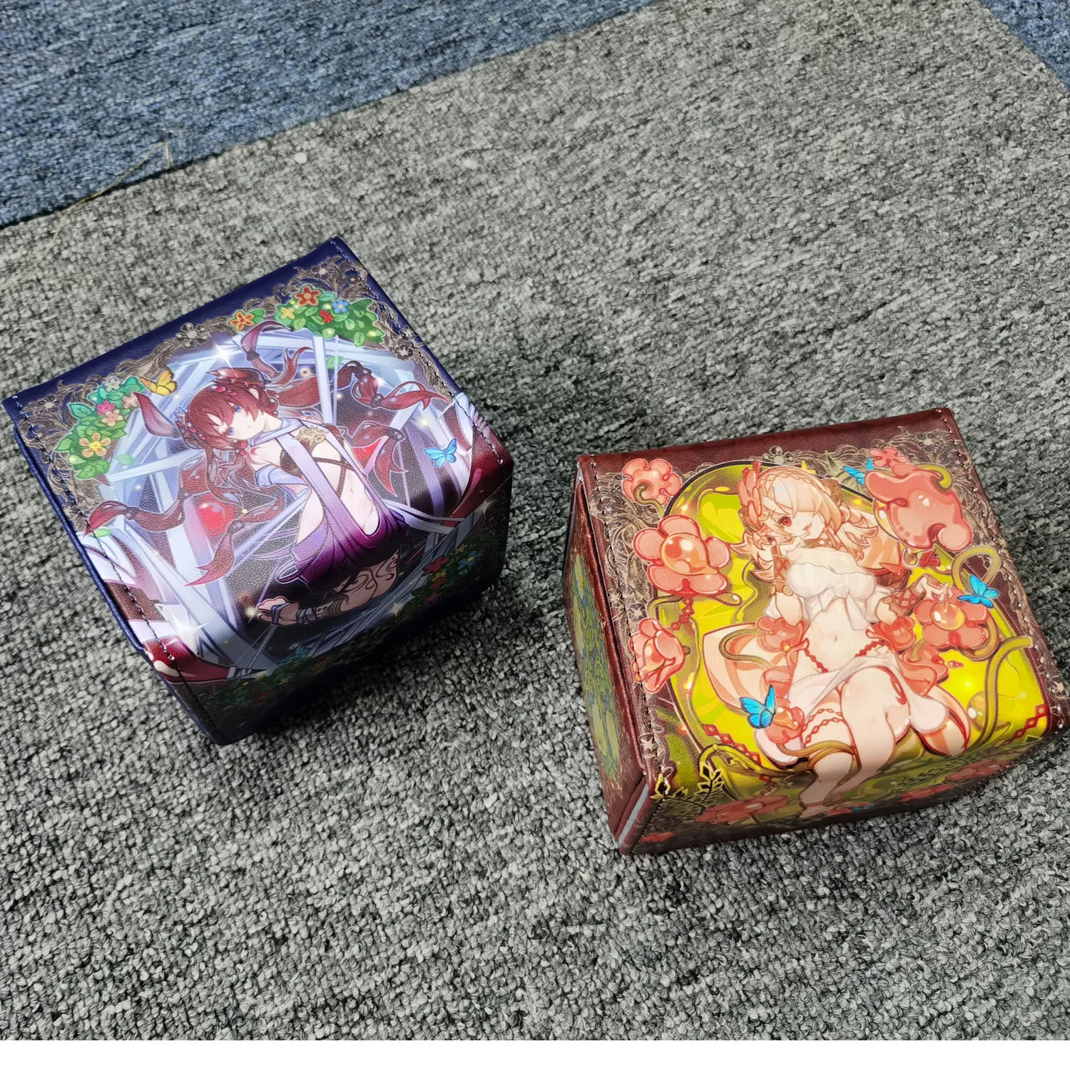 

Yugioh Traptrix Atypus Deck Box Game Yu-Gi-Oh! OCG PTCG Trading Cards Pu Leather Collection Box 100+