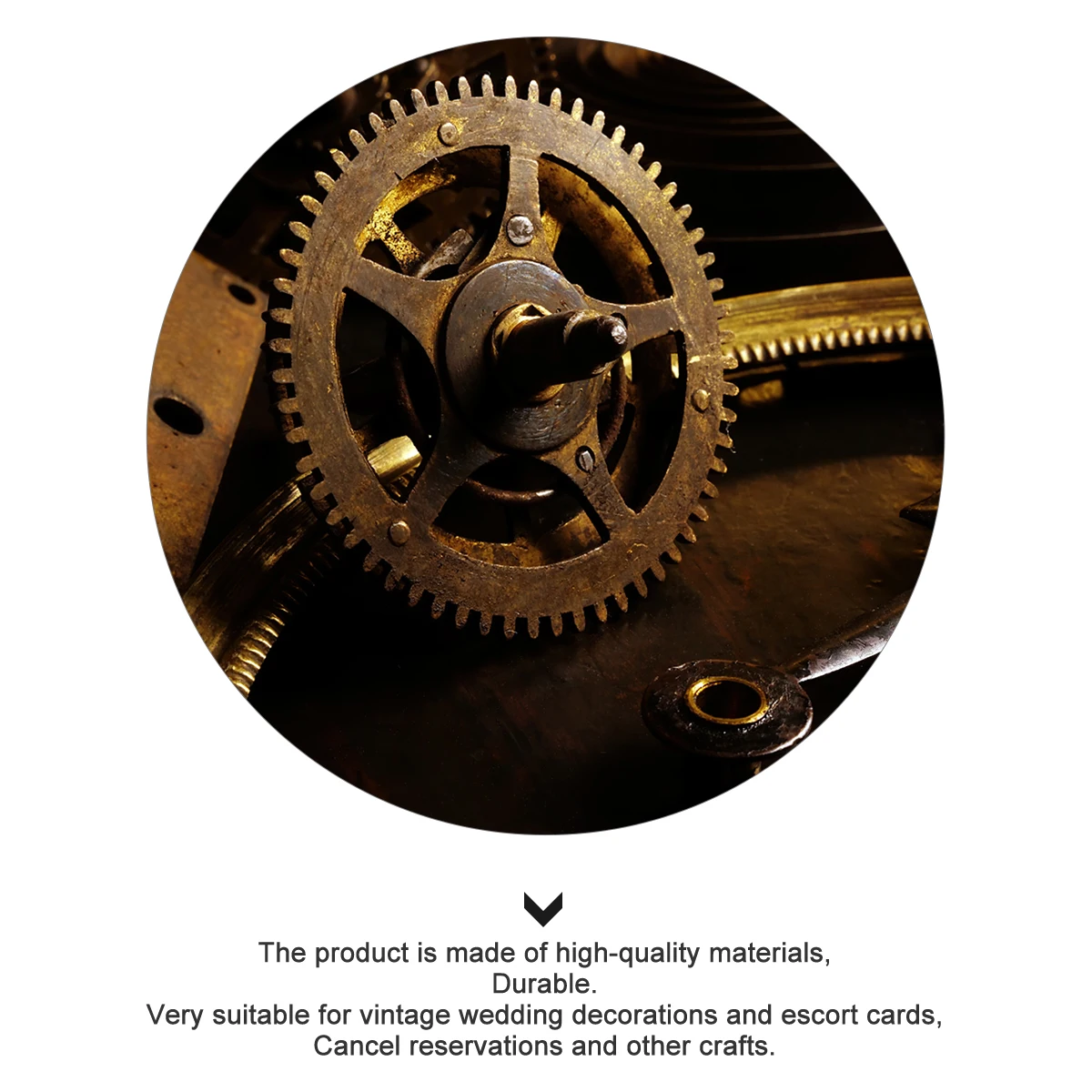 

100 PCS Retro Gear Accessories Steampunk Watch Wheel Jewelry Making Charms