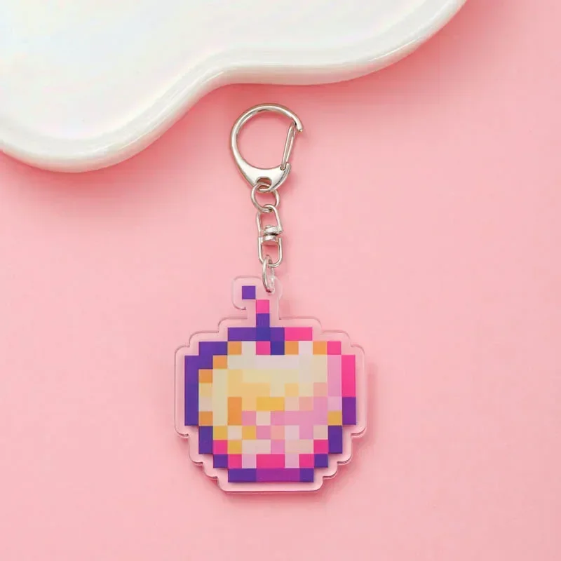 Anime Game Acrylic keychain accessaries Cartoon Car Bag Pendant Cute Creative Schoolbag Charm Funny Friends Fans Gifts Keyring