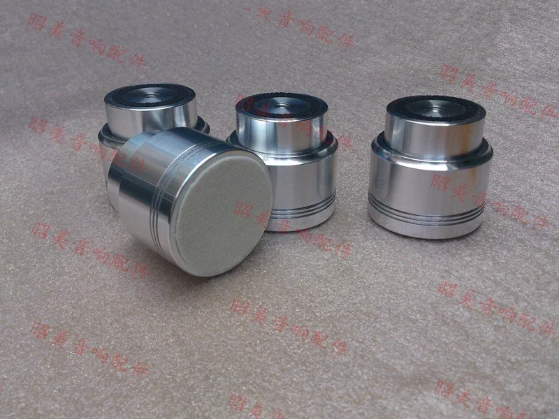 

4pcs / set aluminum alloy diameter 53mm high 50mm audio amplifier foot shock absorbers feet magnetic suspension foot shock pad