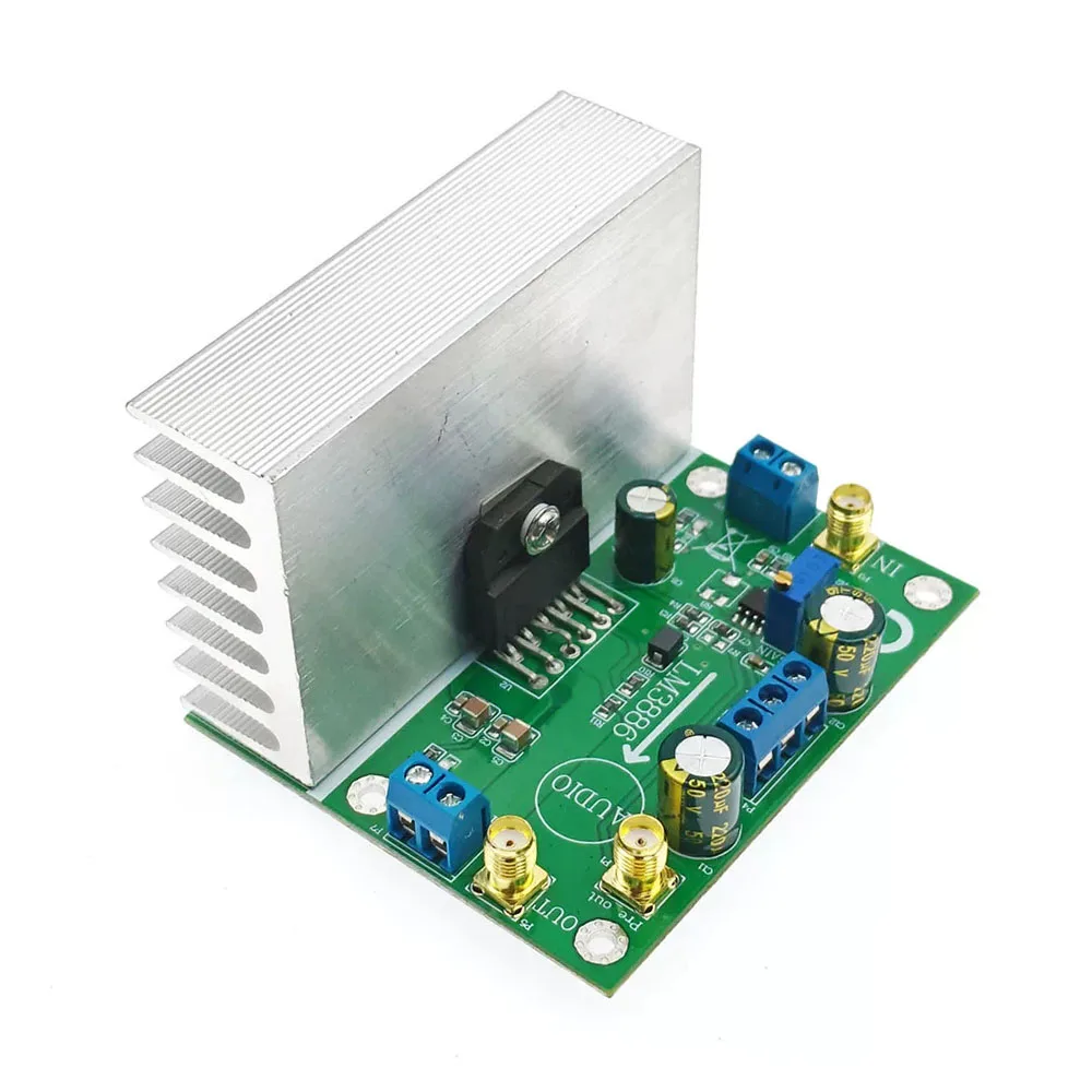LM3886 Power Amplifier Board 68W Hi-Fi Audio Amp Module DC ±35V DIY Speaker Amplifier OPA445 High Voltage Upgrade