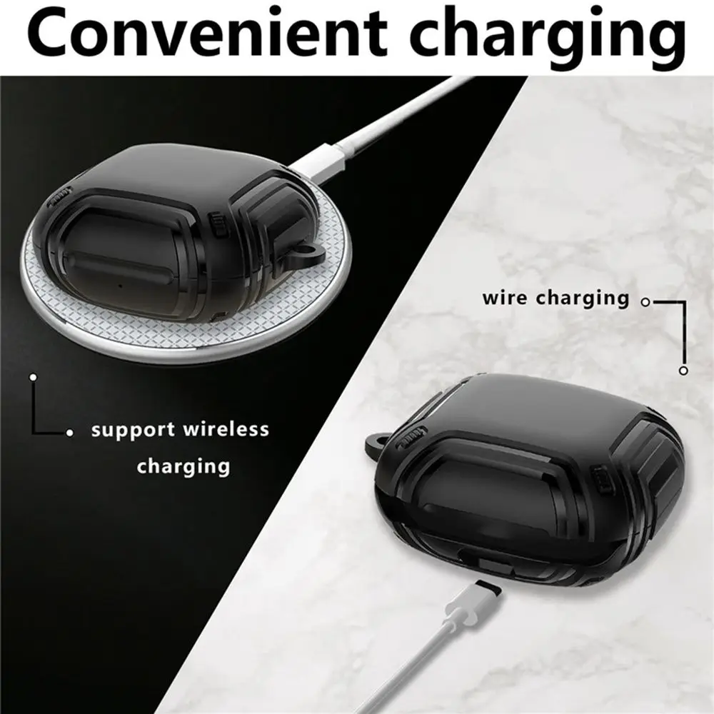 Portable Full Protection Shockproof Hard Shell TPU Earbuds Cover Case For Beats Fit Pro