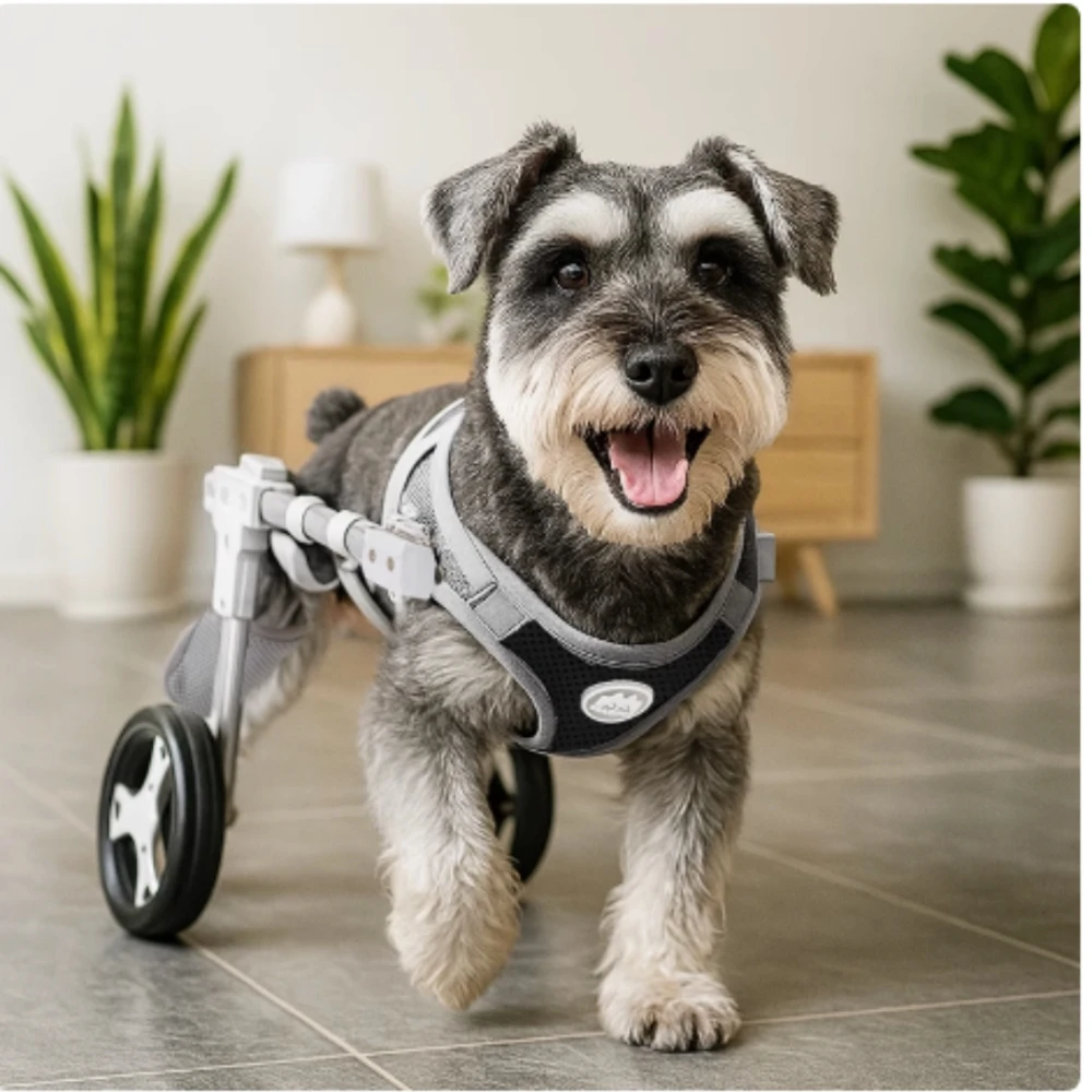 

Small Dog Wheelchair Hind Limb Paralysis Rehabilitation Dog Walker Disability Car Cat Assistance Teddy Pet Dog Hind Leg Braces