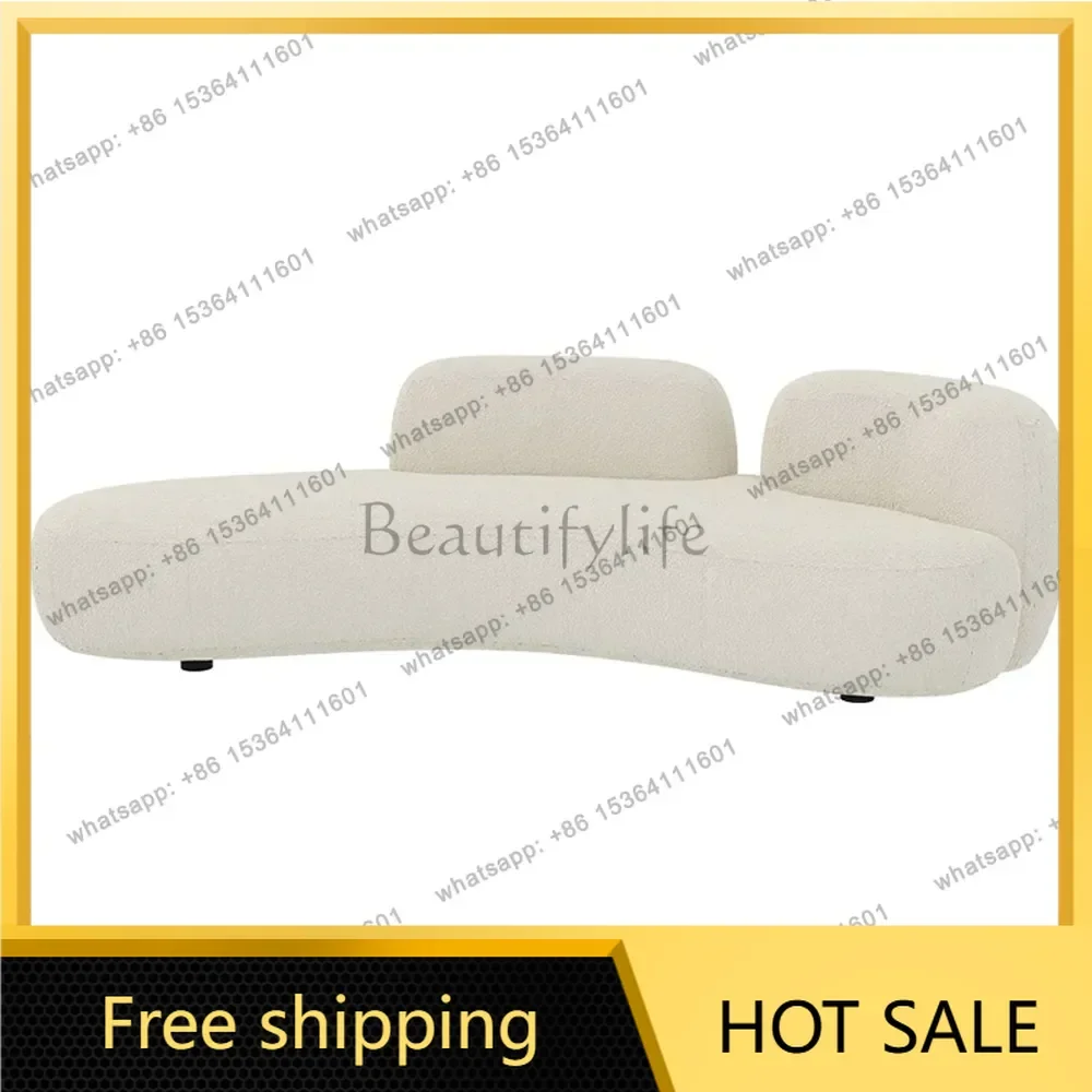 zj.Luxurious Lazy Elastico Living Room Sofa Modern Nordic Design Single Floor Sofa Perfect Reading Stylish Hall Mueble Furniture
