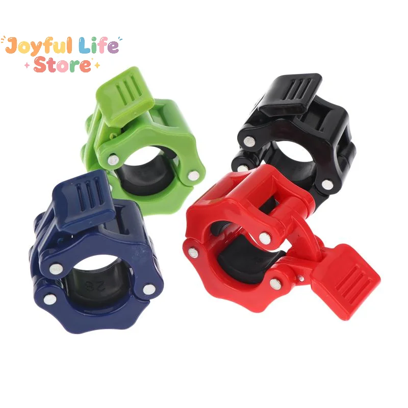 Hot 25/28mm Heavy Duty Barbell Clips Collar Quick Release Locking Clamps Fixing Nut Clips For Weightlifting Fitness Accessories