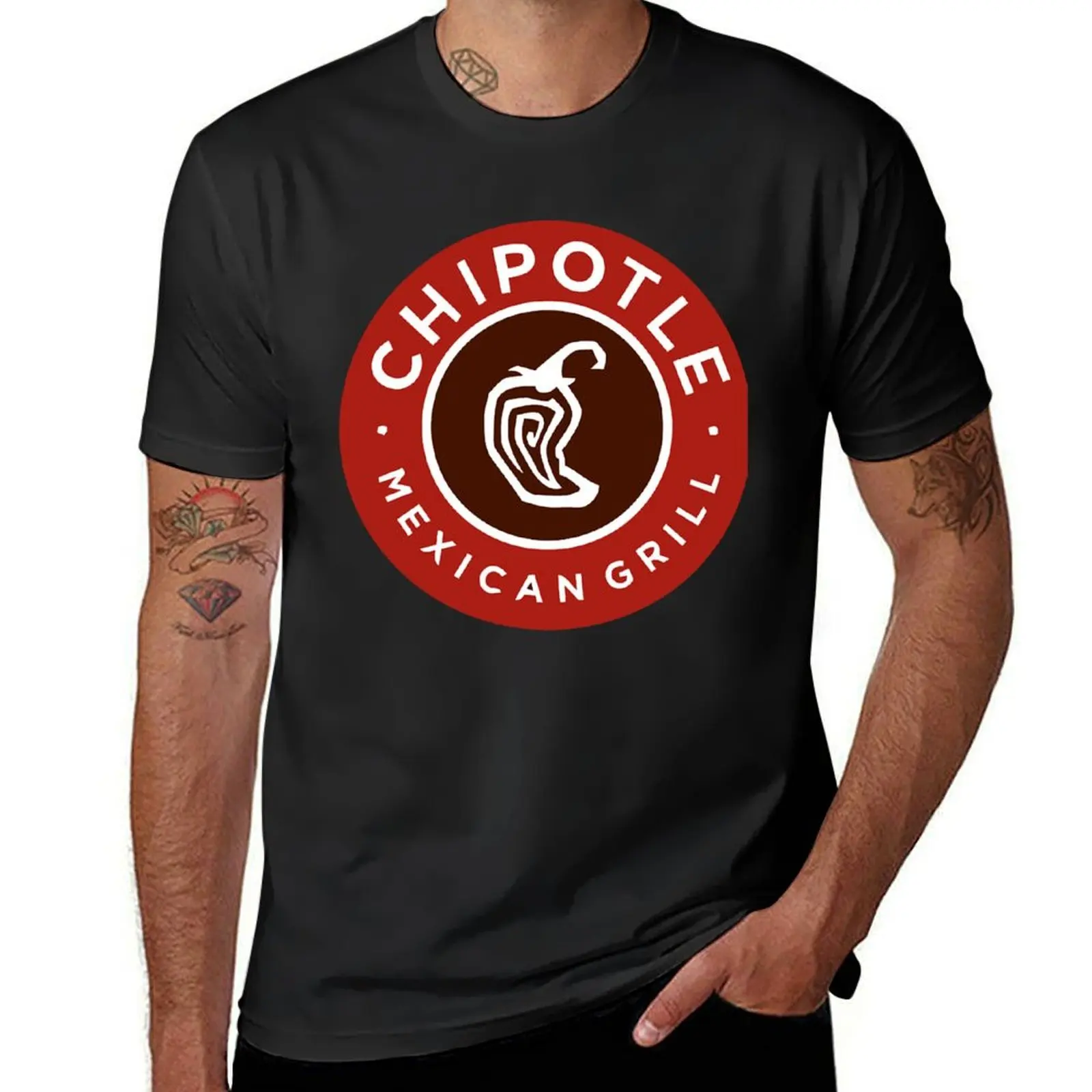 Chipotle Mexican Grill T-Shirt heavyweights plain oversized sweat mens plain t shirts