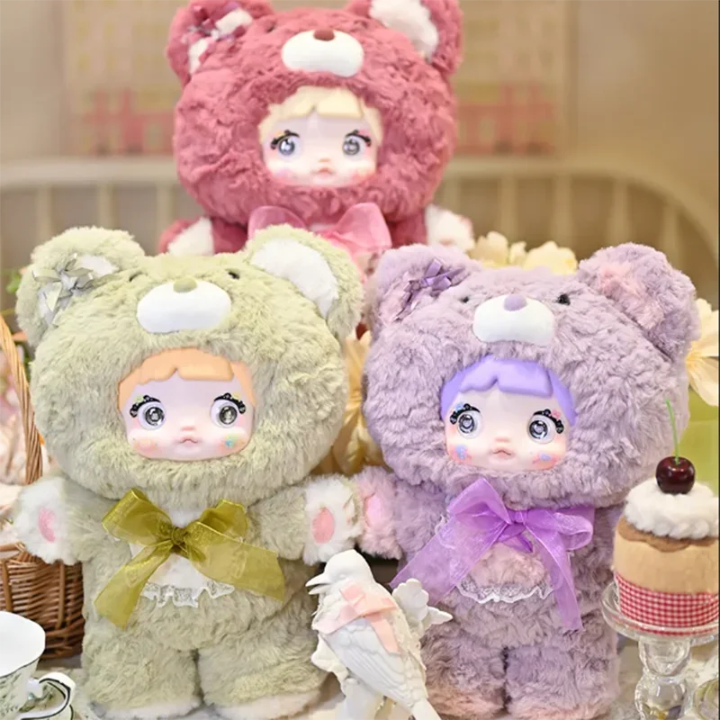 Nommi 400% Buona Notte Orso Serie Vinile Cieco Scatola Giocattoli Bambola Carino Anime Action Figure Ornamenti Figurine Bambole Desktop Casa