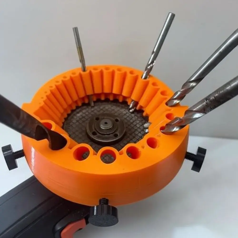 Portable Drill Bit Sharpener Accessory For Angle Grinder Plastic Grinding Tool Durable Precision Repair Accessory Bit Helper
