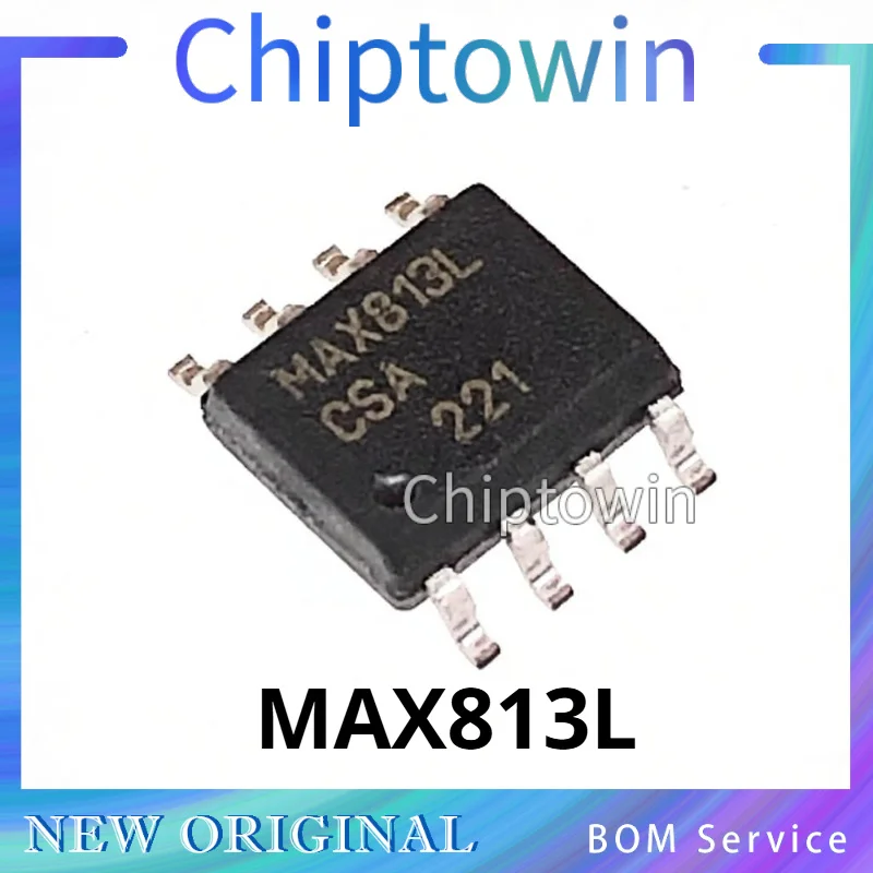 5/50/500 pcs MAX813LCSA MAX813LESA SOP-8 Watchdog Supervisory Circuit IC Original In Stock W7