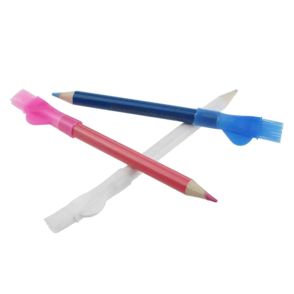 Tracing Tools Double Head Tailor Chalk Pencil Set Wooden Sewing Markers for Dressmaking Beginners and Home Projects