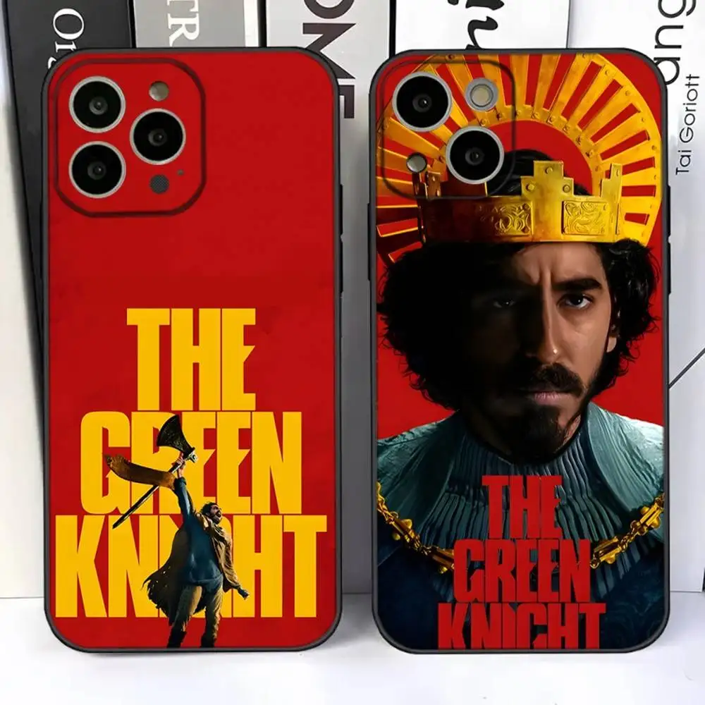 حافظة هاتف Film The G-Green Knight لهاتف iPhone 17,16,15,14,13,12,11 Plus, Pro,Max,Air,XR,XS,X,7,8 SE,Mini Silicone Soft #1