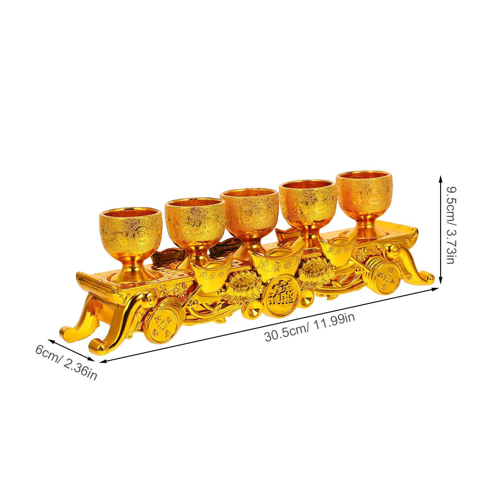 Buddhist Temple Worship Cup Mini Glass Portable Compact Traditional Aesthetics Sacred Liquid Offering Altar Accessory