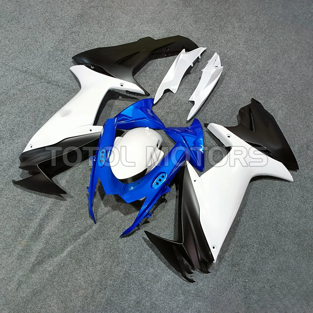 Motorcycle Fairings Kit Fit gsxr600 750 2011 2012 2013 2014 2015 2016 2017 2018 L1 High Quality Bodywork Set White Blue Black