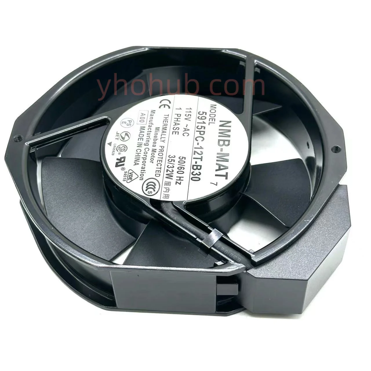 Imagem -02 - Nmb-mat 5915pc12t-b30 35a A00 dc 115v 150x172x38 mm Servidor Ventilador de Refrigeração