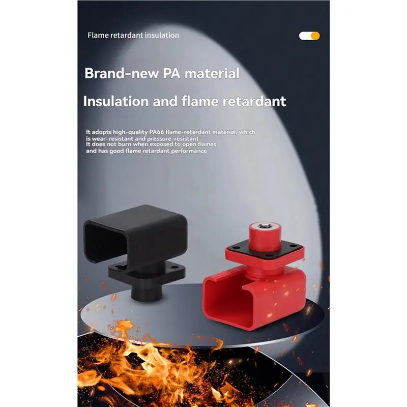 AT19-4Pair 200A High Current Lithium Battery Energy Storage Battery Terminals Connector Terminal Block Set