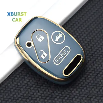 TPU Chiave Dell'automobile Caso Della Copertura Borsette Fob Del Sacchetto Del Supporto Per HONDA Accord CRV Pilot Civic 2003 2007 2008 2009 2010 2011 2012 2013