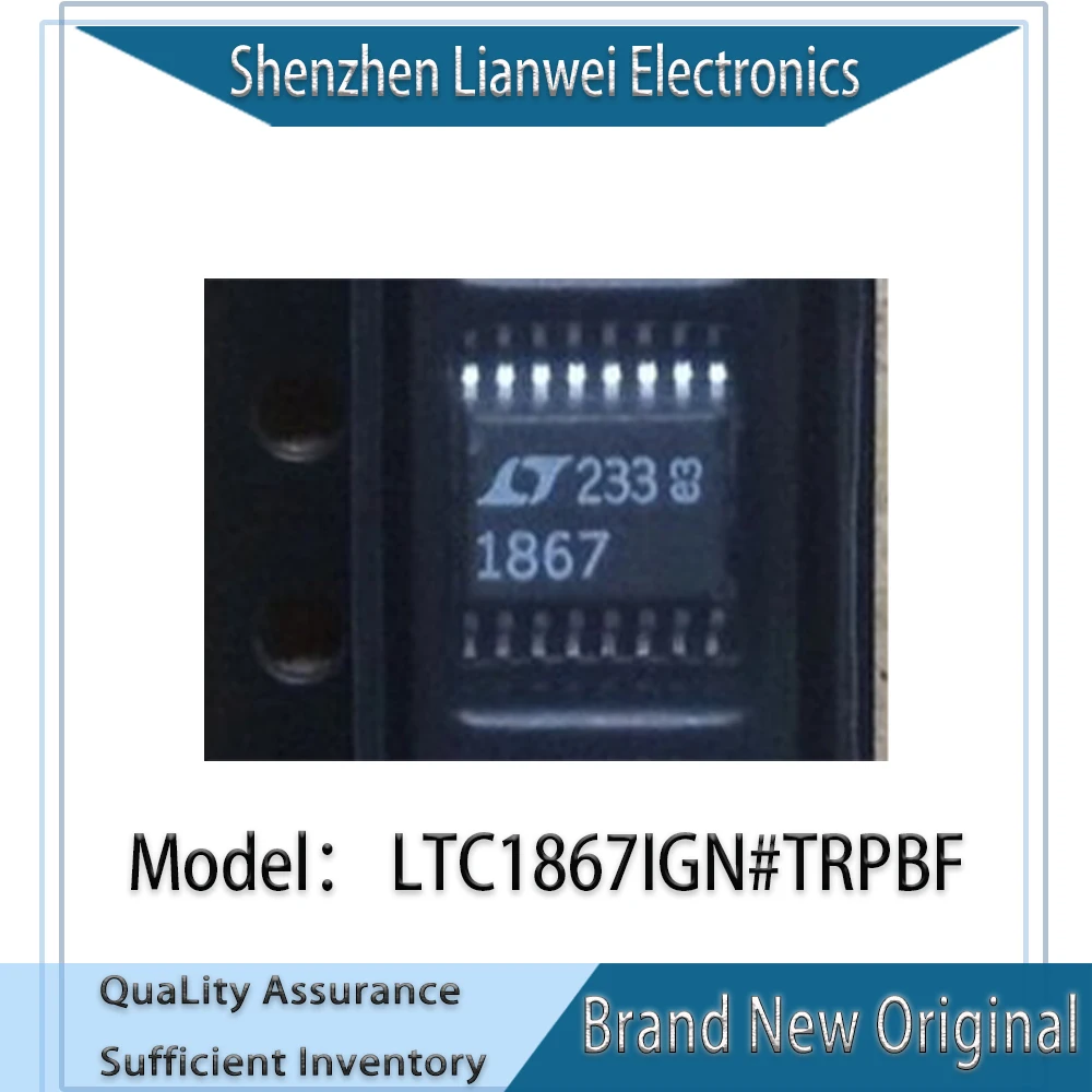 

100% New Original LTC1867IGN#TRPBF LTC1867IGN 1867 IC Chipset SSOP-16