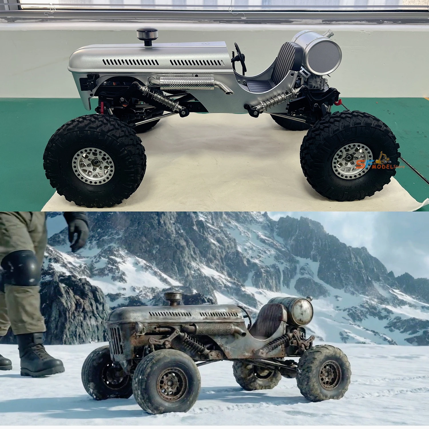 

Радиоуправляемая модель внедорожника Tugou ① RC Crawler Car TG1 1/10, полностью металлическая, с ЧПУ, версия KIT, игрушка на радиоуправлении, новая модель 2026 года