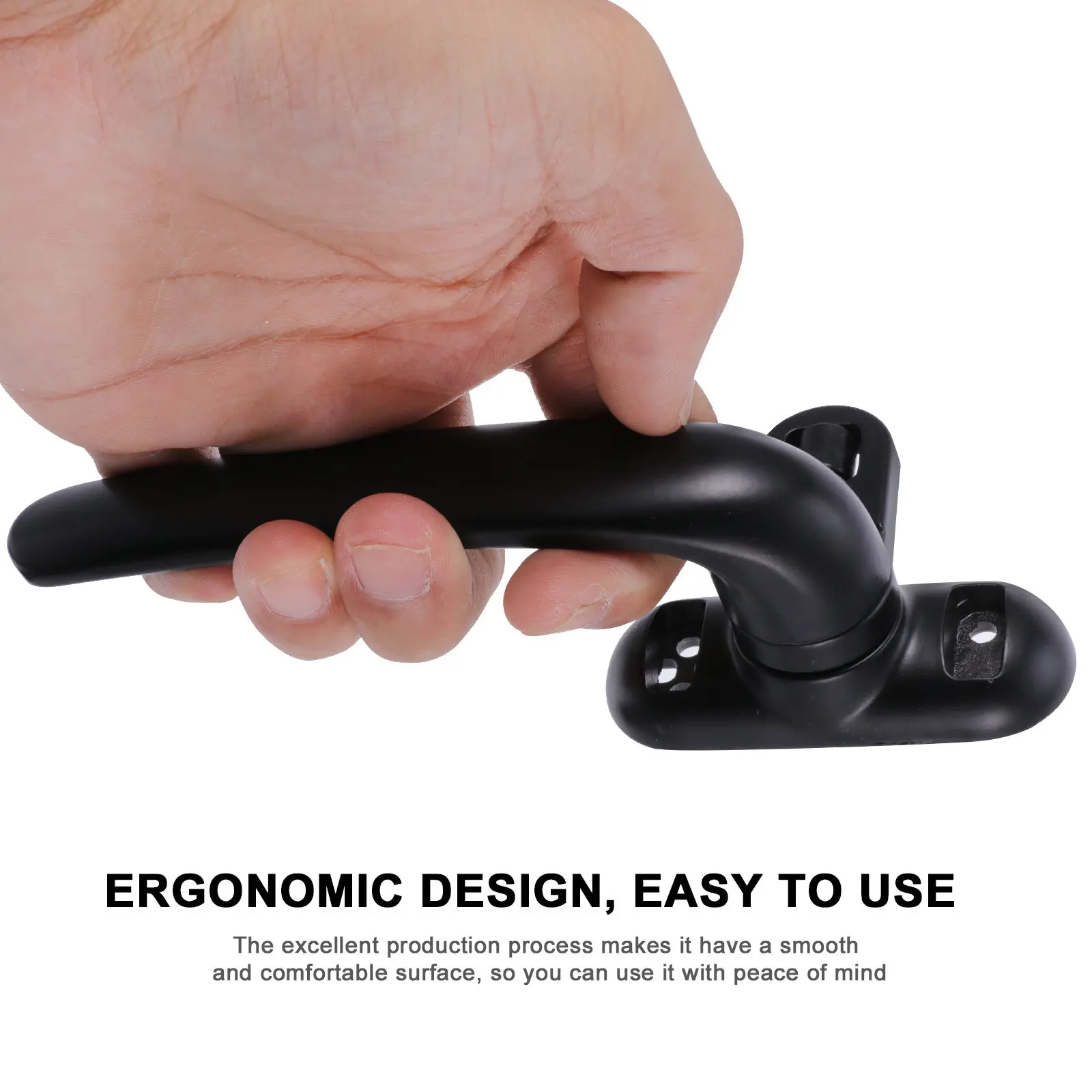 2 Piece Aluminum Alloy Window Handles Heavy Duty Rust Resistant Smooth Easy Grip for Traditional Windows
