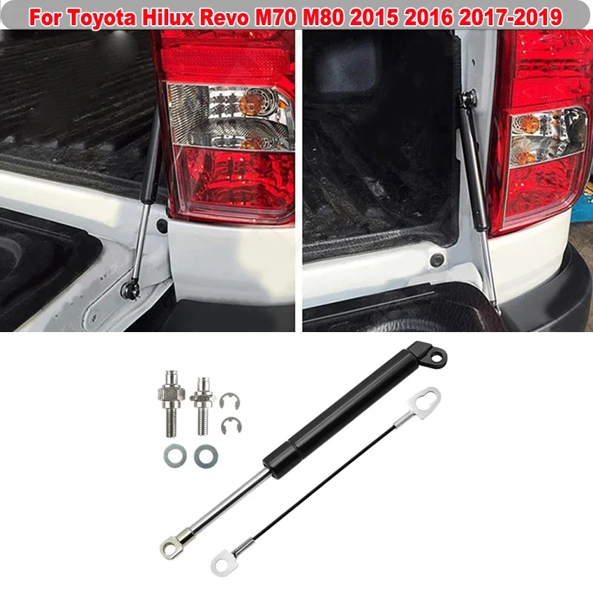 

Car Rear Tailgate Assist Lift Support For Toyota Hilux Revo M70 M80 2015 2016 2017-2019 Gas Spring Shock Slow Down Damper