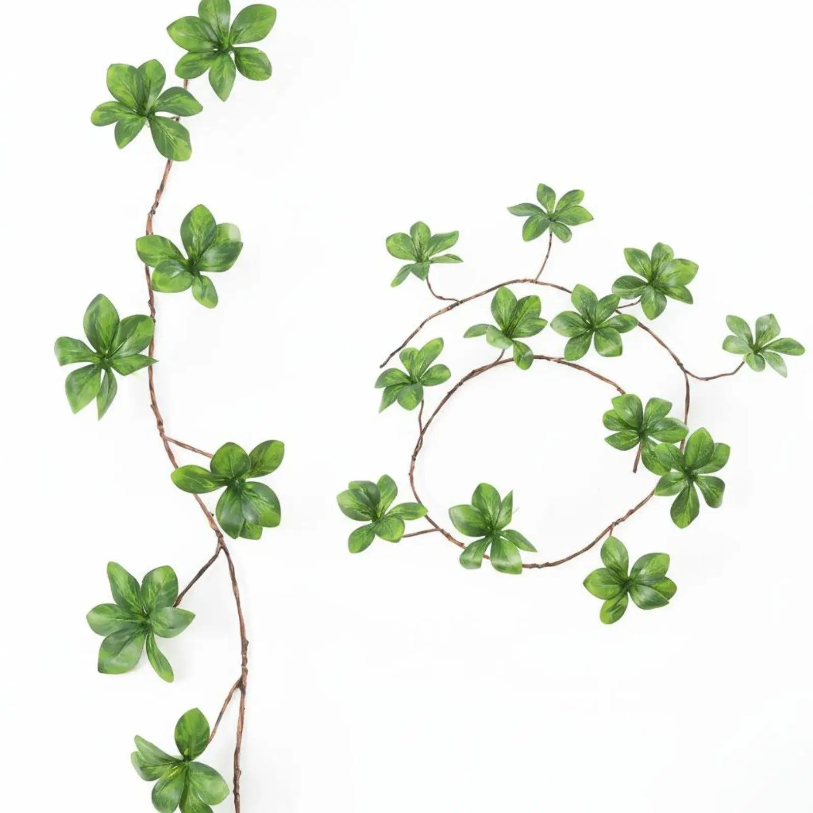 Artificial Decorative Foliage Branch Plastic Simulation Greenery for Wedding Wreath Home Decor