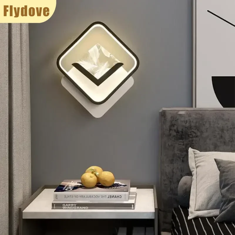 

Modern Nordic LED Wall Light Creative Bedroom Bedside Sofa Corridor Staircase Hotel Background Wall Home Lighting Decoration